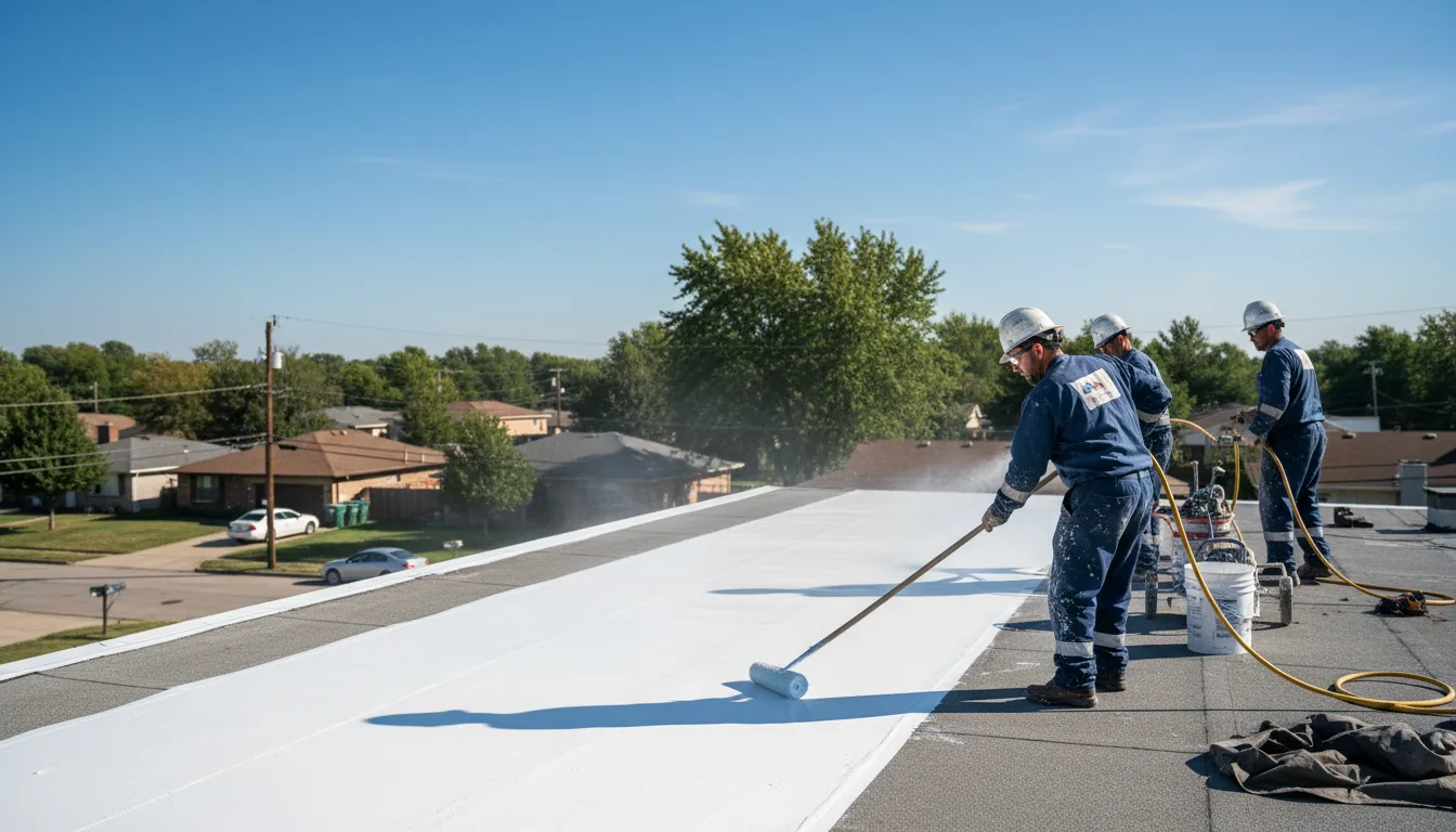 Commercial roof coating in New Iberia, LA near me